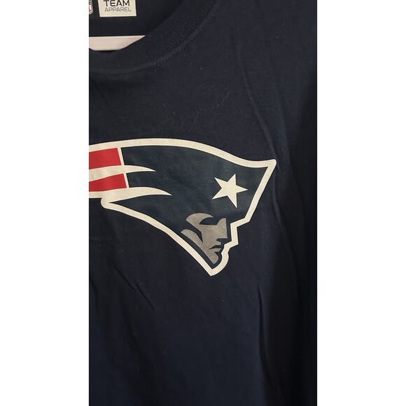 New England Patriots T-Shirt NWT Men Large Navy NFL Football Short Sleeve - Picture 3 of 5